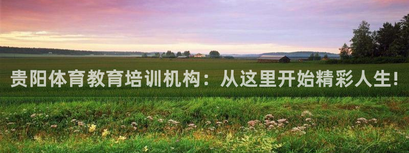 富联平台搜想 58534I 富联：贵阳体育教育培训机构：从这